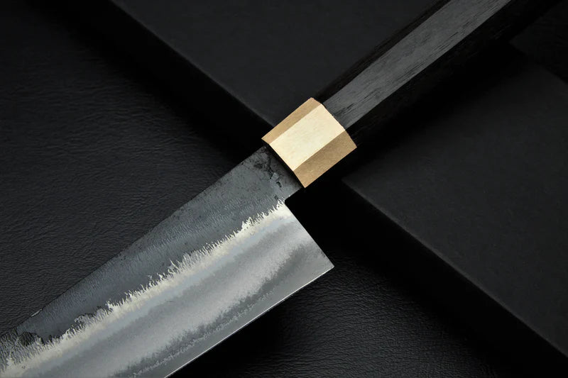 Santoku Bog Oak (Mooreiche) – Handgeschmiedete Perfektion aus Österreich - CULINOR