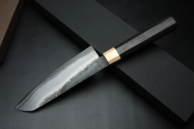 Santoku Bog Oak (Mooreiche) – Handgeschmiedete Perfektion aus Österreich - CULINOR