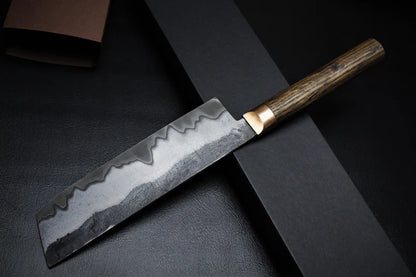 Nakiri Bog Oak (Mooreiche) - Handgeschmiedete Perfektion aus Österreich - CULINOR