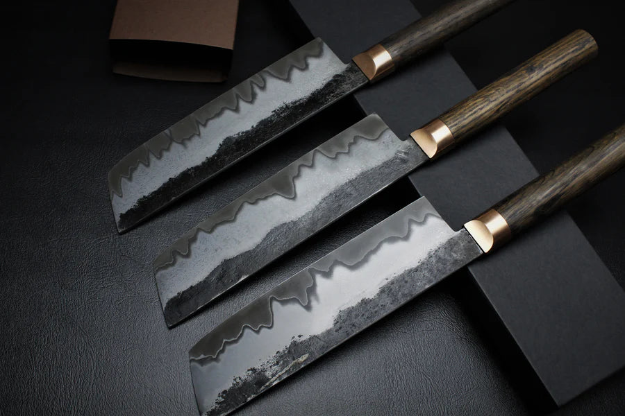 Nakiri Bog Oak (Mooreiche) - Handgeschmiedete Perfektion aus Österreich - CULINOR