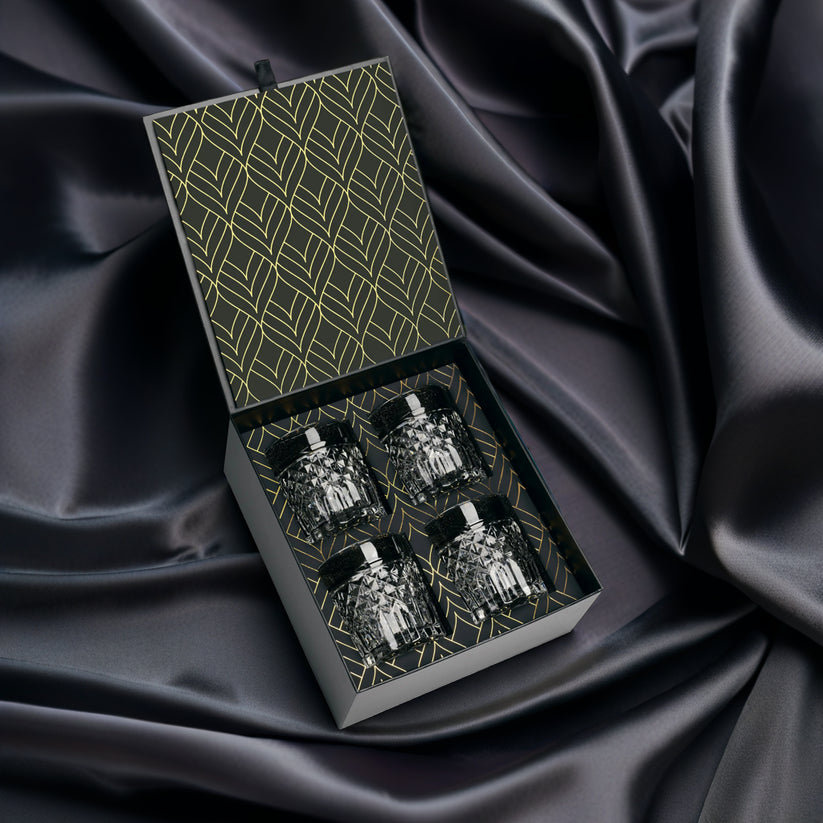 Elegantes Whiskeyglas-Set